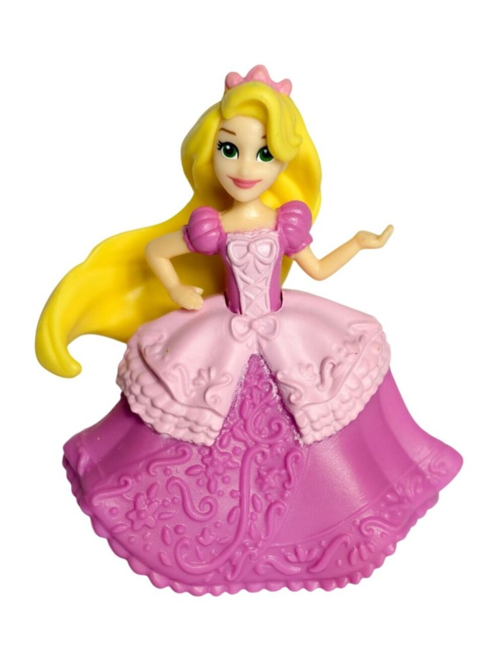 Disney Princess Rapunzel Mini Figure Pink/Yellow Gem Collection Series 1 Toy